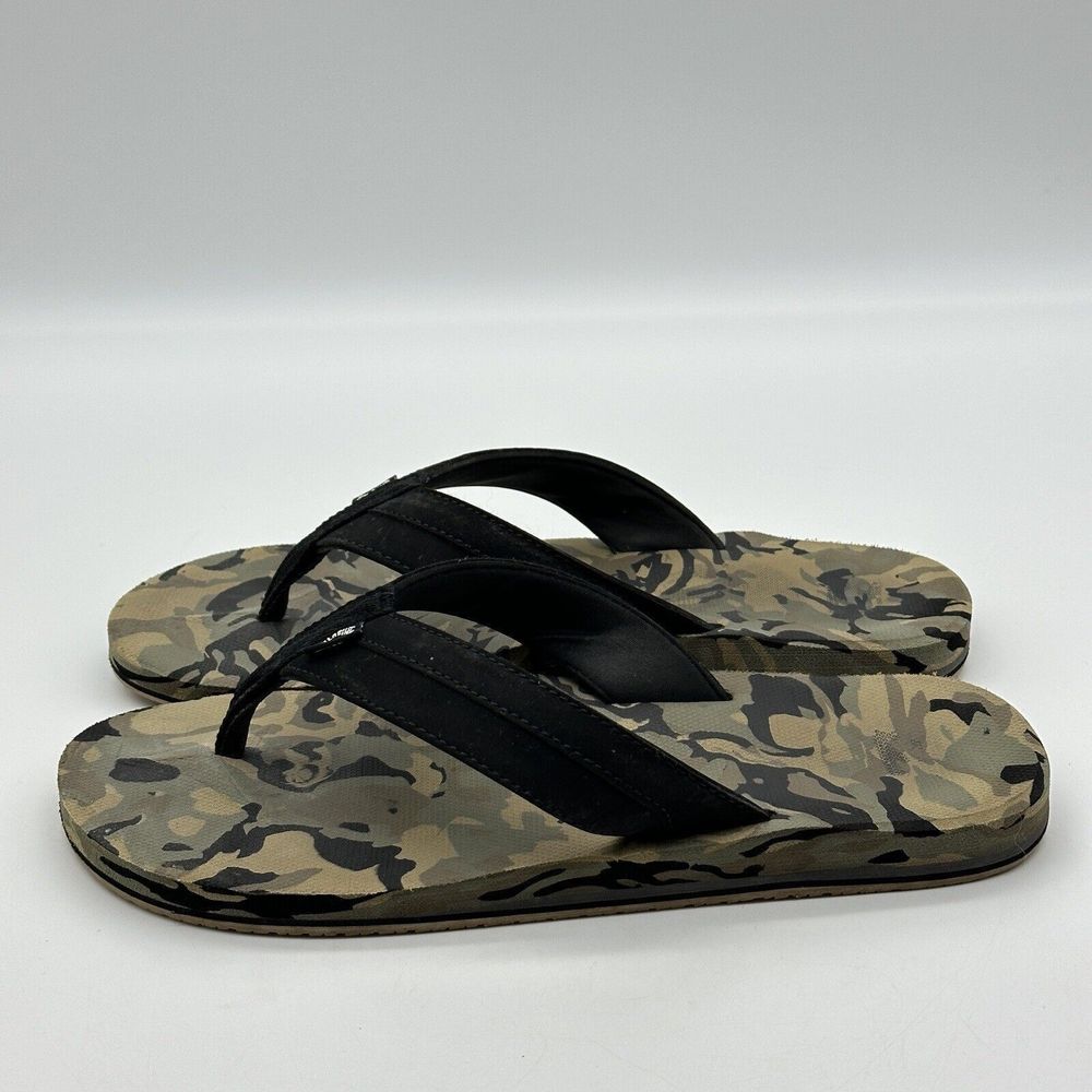 Billabong Sandals Mens Size 9 Camo All Day Impact Textured Slip On Flip Flop
